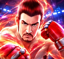Boxing King editorial artwork