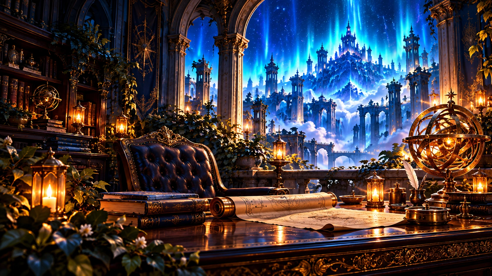 Aurora Atlas editorial illustration, not a gameplay screenshot